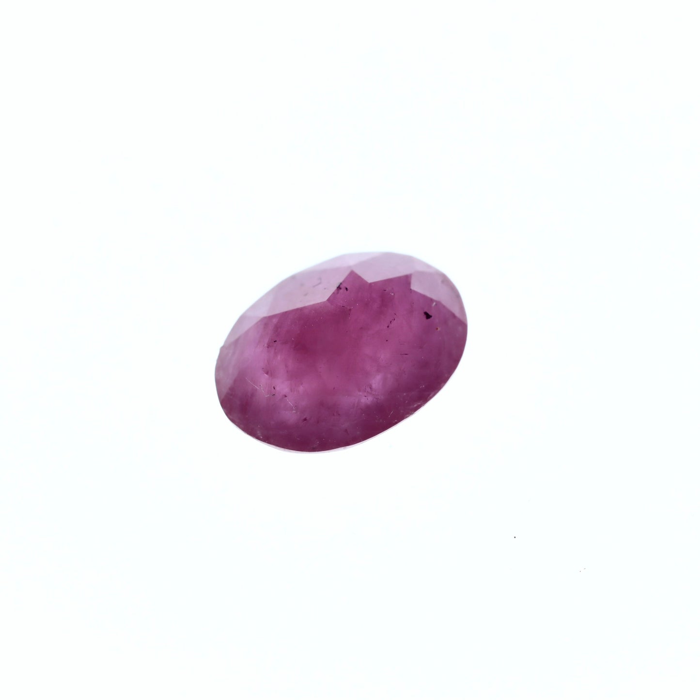 Oval Diamond Pinkish Red Ruby 1.59ct