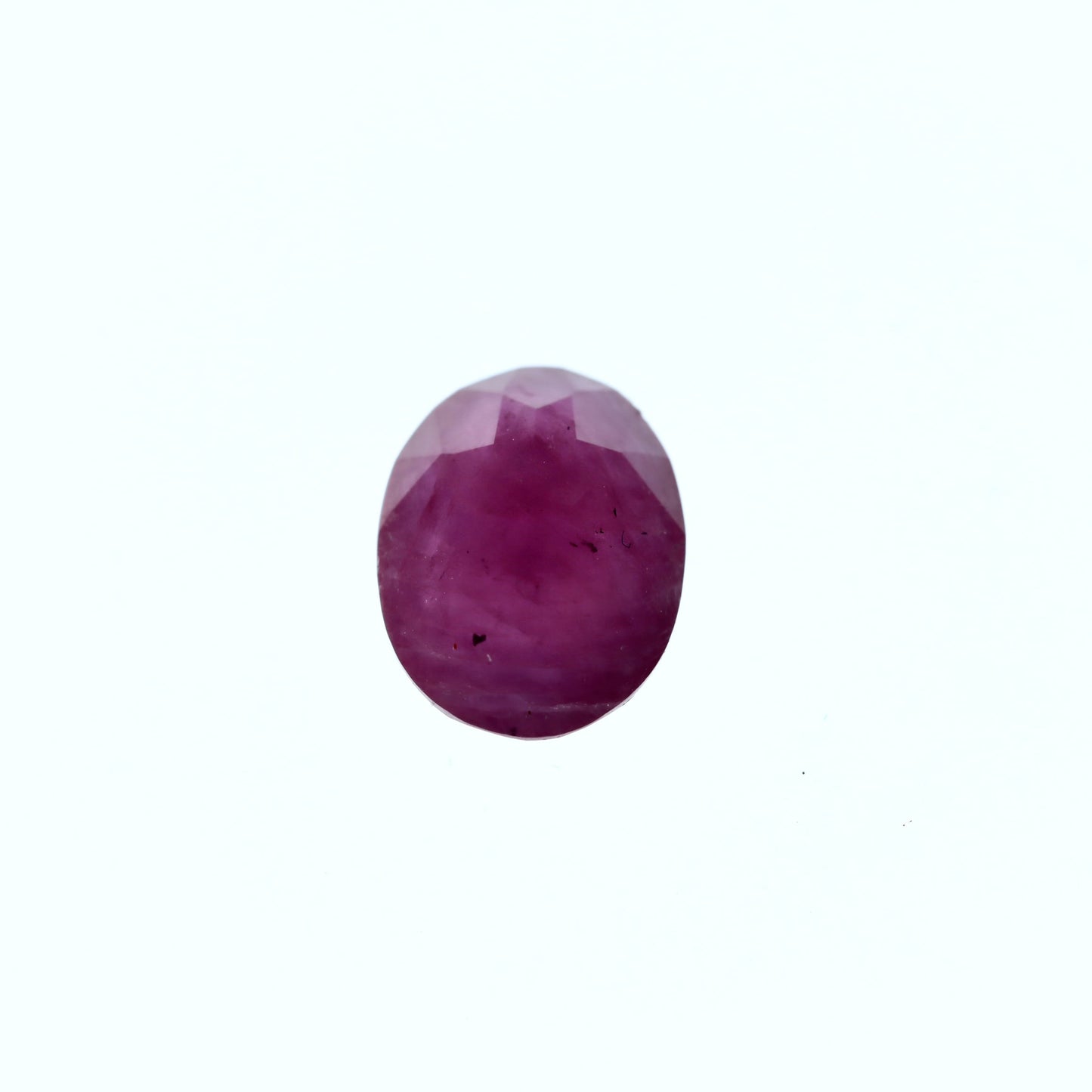 Oval Diamond Pinkish Red Ruby 1.59ct