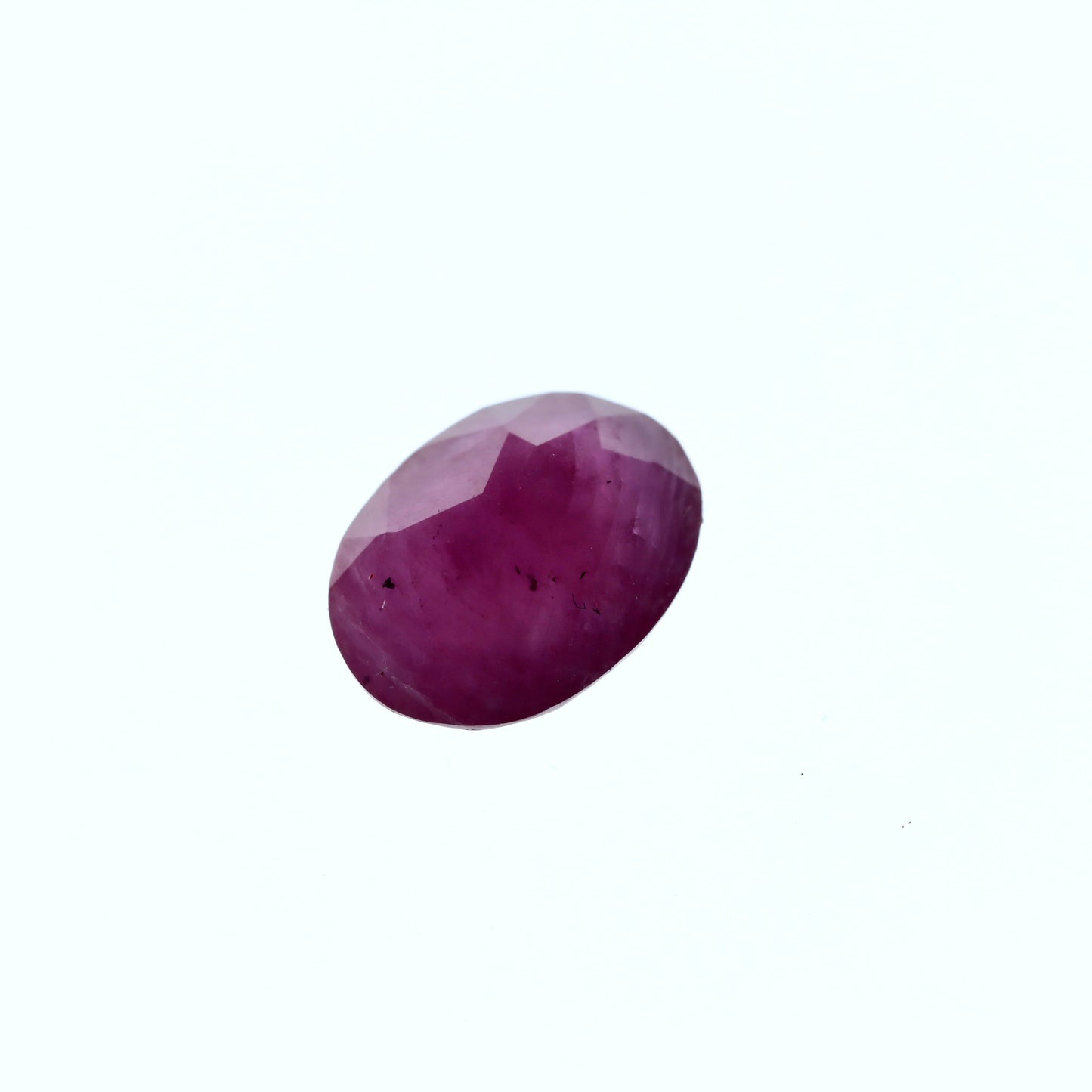 Oval Diamond Pinkish Red Ruby 1.59ct