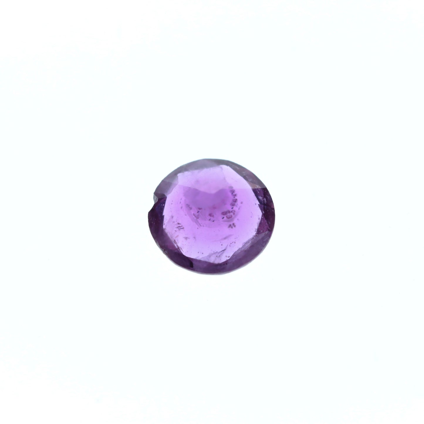 Oval Diamond Purple Red Ruby 1.03ct