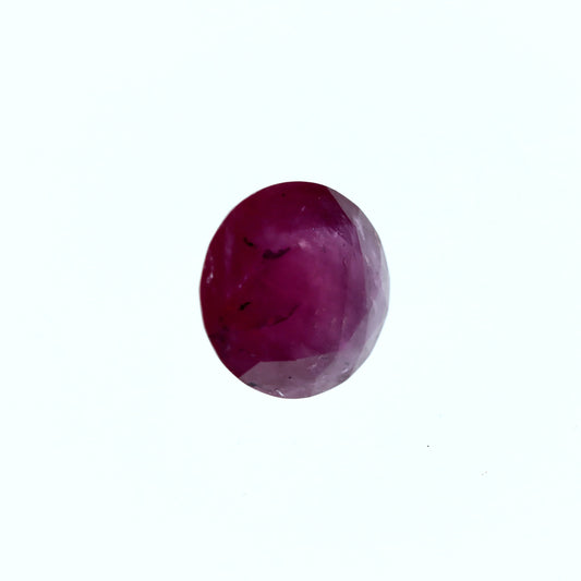Round Pinkish Red Ruby 2ct