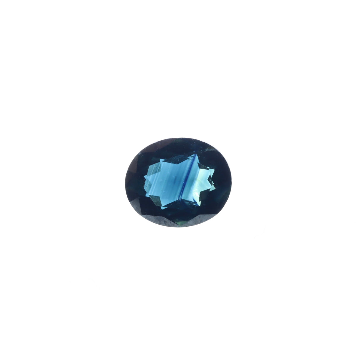 Oval Dark Royal Blue Sapphire 0.73ct