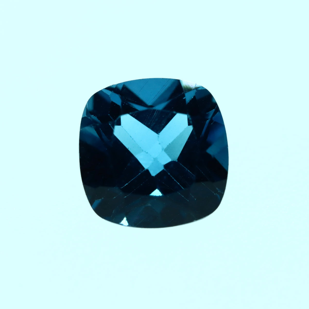 Cushion London Blue Topaz 2.84ct