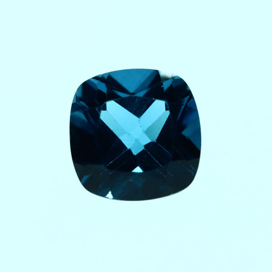 Cushion London Blue Topaz 2.84ct