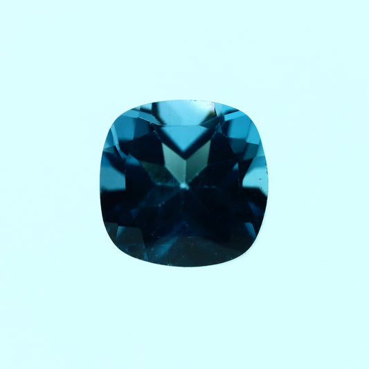 Cushion London Blue Topaz 2.69ct