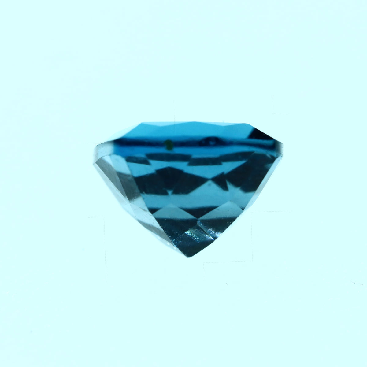 Cushion London Blue Topaz 2.96ct